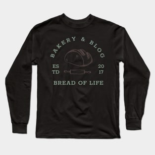 Bread of Life Bakery & Blog | Brown & Teal Long Sleeve T-Shirt